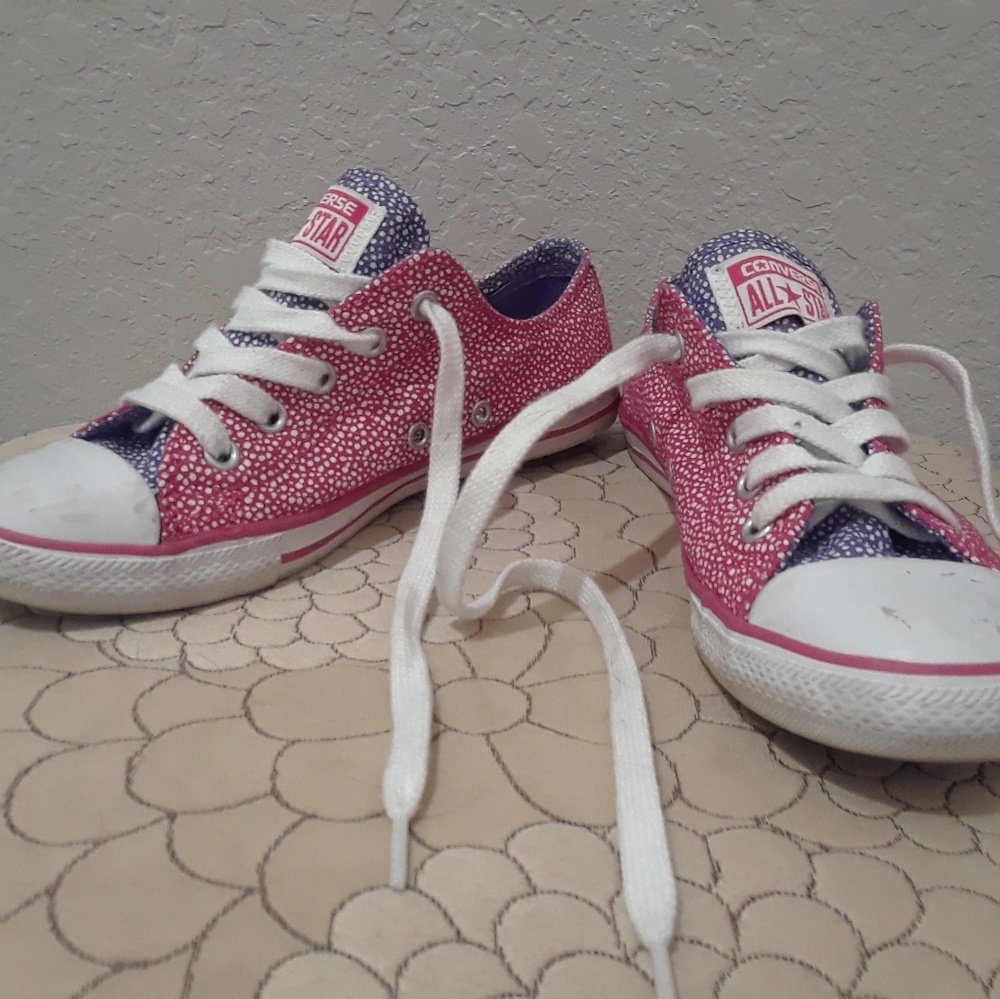 Converse Pink &‎ Purple Patterned Shoes